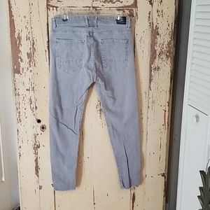 Men's Zaraman 31Wx25L Gray Straight Fit Jeans